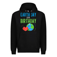 Black earth day is my birthday shirt pro environment party gift t shirt Premium Hoodie - linhVisuals