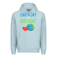 Blue Mist earth day is my birthday shirt pro environment party gift t shirt Premium Hoodie - linhVisuals