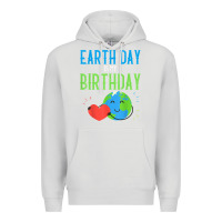 Dove Grey earth day is my birthday shirt pro environment party gift t shirt Premium Hoodie - linhVisuals