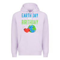 Lilac earth day is my birthday shirt pro environment party gift t shirt Premium Hoodie - linhVisuals