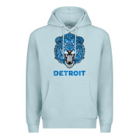Blue Mist funny vintage lion face head detroit gifts tank top Premium Hoodie - linhVisuals