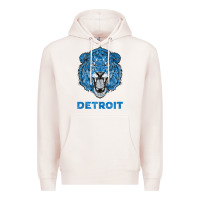 Pale Pink funny vintage lion face head detroit gifts tank top Premium Hoodie - linhVisuals