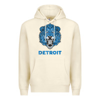 Sandshell funny vintage lion face head detroit gifts tank top Premium Hoodie - linhVisuals