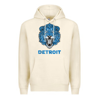 Tofu funny vintage lion face head detroit gifts tank top Premium Hoodie - linhVisuals