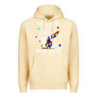 Pina Colada autism dad you will never walk alone support autism son t shirt Premium Hoodie - linhVisuals