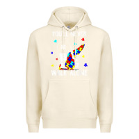 Tofu autism dad you will never walk alone support autism son t shirt Premium Hoodie - linhVisuals