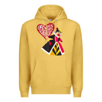 Antique Gold alice in wonderland queen of hearts off with their heads tank top Premium Hoodie - linhVisuals
