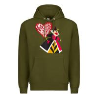 Army Green alice in wonderland queen of hearts off with their heads tank top Premium Hoodie - linhVisuals