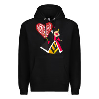 Black alice in wonderland queen of hearts off with their heads tank top Premium Hoodie - linhVisuals
