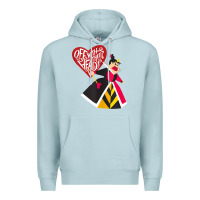 Blue Mist alice in wonderland queen of hearts off with their heads tank top Premium Hoodie - linhVisuals