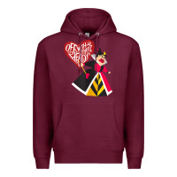 Burgundy alice in wonderland queen of hearts off with their heads tank top Premium Hoodie - linhVisuals