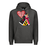 Charcoal Heather alice in wonderland queen of hearts off with their heads tank top Premium Hoodie - linhVisuals
