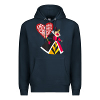 Navy alice in wonderland queen of hearts off with their heads tank top Premium Hoodie - linhVisuals
