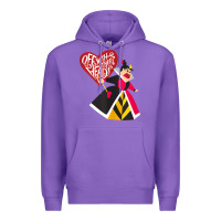 Purple alice in wonderland queen of hearts off with their heads tank top Premium Hoodie - linhVisuals