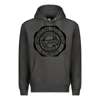 Charcoal Heather wheaton college illinois Premium Hoodie - linhVisuals