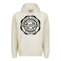 Oatmeal Heather wheaton college illinois Premium Hoodie - linhVisuals