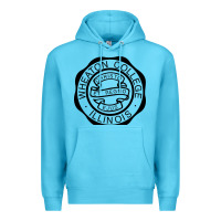 Ocean Blue wheaton college illinois Premium Hoodie - linhVisuals