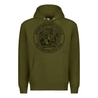 Army Green swarthmore college Premium Hoodie - linhVisuals