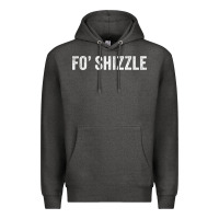 Charcoal Heather fo shizzle funny sarcastic novelty gangster hip hop rap t shirt Premium Hoodie - linhVisuals
