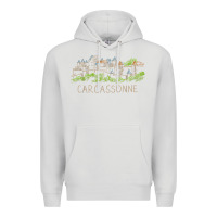Dove Grey carcassonne france unique hand drawn art gift men women t shirt Premium Hoodie - linhVisuals