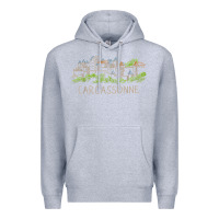 Heather Grey carcassonne france unique hand drawn art gift men women t shirt Premium Hoodie - linhVisuals
