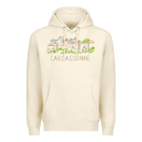 Sandshell carcassonne france unique hand drawn art gift men women t shirt Premium Hoodie - linhVisuals
