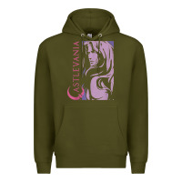 Army Green castlevania alucard dark portrait t shirt Premium Hoodie - linhVisuals