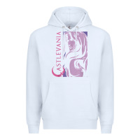 White castlevania alucard dark portrait t shirt Premium Hoodie - linhVisuals
