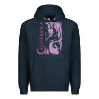 Navy castlevania alucard dark portrait t shirt Premium Hoodie - linhVisuals