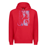 Red castlevania alucard dark portrait t shirt Premium Hoodie - linhVisuals