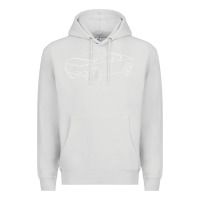 Dove Grey cybertrucks line art pocket futuristic ev truck cyber design t shirt Premium Hoodie - linhVisuals
