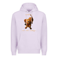 Lilac can i pet dat dawg funny dog dachshund lover doxie gift t shirt Premium Hoodie - linhVisuals