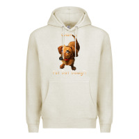 Oatmeal Heather can i pet dat dawg funny dog dachshund lover doxie gift t shirt Premium Hoodie - linhVisuals