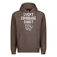 Coffee funny cribbage shirt lucky card game player lover gift t shirt Premium Hoodie - linhVisuals