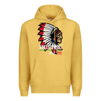 Antique Gold hustle 247 gang clothing native american men gift t shirt t shirt Premium Hoodie - linhVisuals