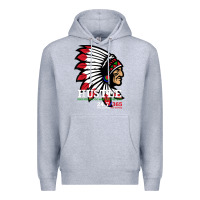 Heather Grey hustle 247 gang clothing native american men gift t shirt t shirt Premium Hoodie - linhVisuals