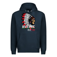 Navy hustle 247 gang clothing native american men gift t shirt t shirt Premium Hoodie - linhVisuals