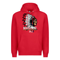 Red hustle 247 gang clothing native american men gift t shirt t shirt Premium Hoodie - linhVisuals