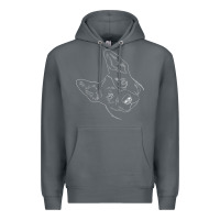 Rock funny australian cattle dog t shirt Premium Hoodie - linhVisuals
