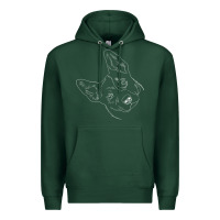 Sports Green funny australian cattle dog t shirt Premium Hoodie - linhVisuals