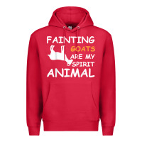 Cardinal fainting goats are my spirit animal t shirt Premium Hoodie - linhVisuals