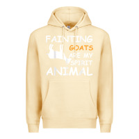 Pina Colada fainting goats are my spirit animal t shirt Premium Hoodie - linhVisuals