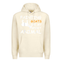 Sandshell fainting goats are my spirit animal t shirt Premium Hoodie - linhVisuals