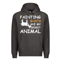 Smoke fainting goats are my spirit animal t shirt Premium Hoodie - linhVisuals