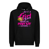 Black just a girl boss building her mary kay empire gift for women t shirt Premium Hoodie - linhVisuals