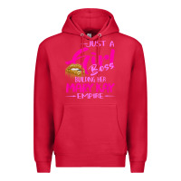 Cardinal just a girl boss building her mary kay empire gift for women t shirt Premium Hoodie - linhVisuals