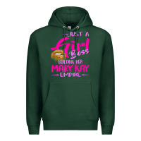 Sports Green just a girl boss building her mary kay empire gift for women t shirt Premium Hoodie - linhVisuals