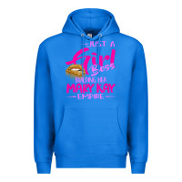 True Royal just a girl boss building her mary kay empire gift for women t shirt Premium Hoodie - linhVisuals