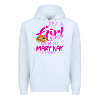 White just a girl boss building her mary kay empire gift for women t shirt Premium Hoodie - linhVisuals