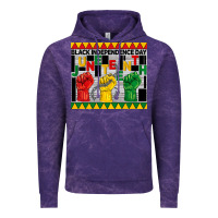 Cloud Purple black independence day juneteenth tumbler Vintage Hoodie - BarkalooDesign